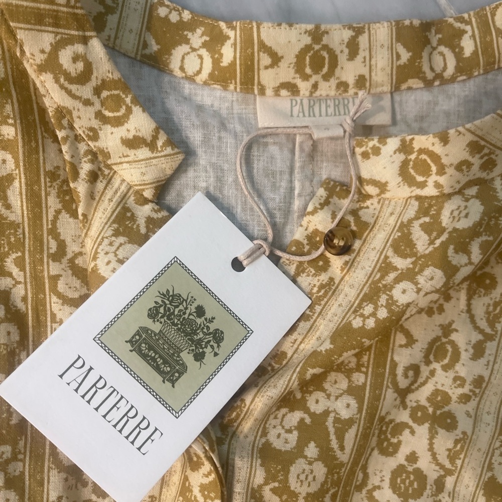 Parterre Floral Yellow Blouse - Picture 4 of 8